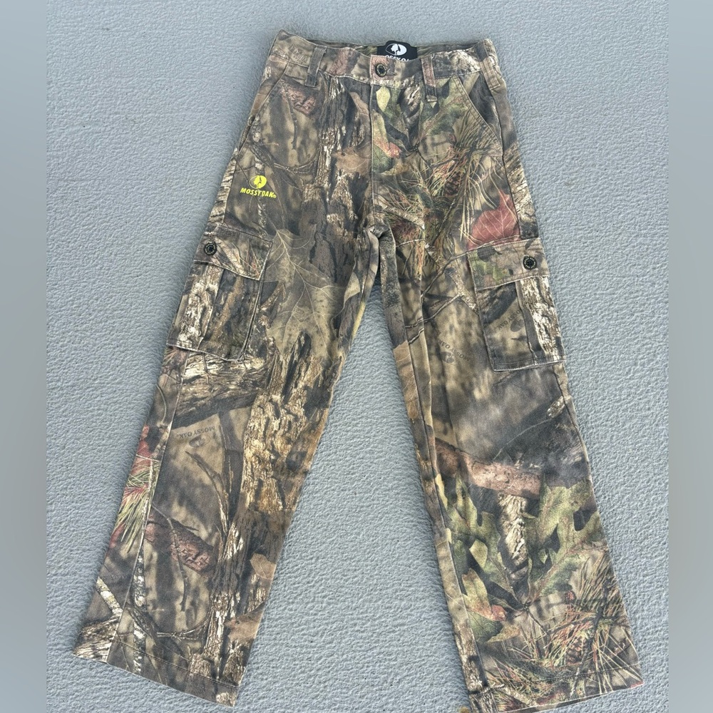 Youth Mossey Oak Camo Hunting Pants Size L 10/12